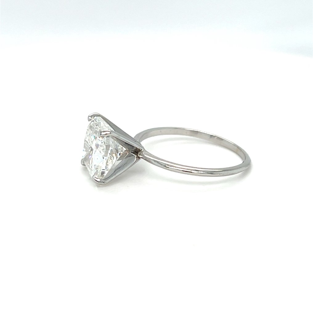 戒指 - 14K包金 白金 - 4.02ct. tw. 钻石 (实验室培育) #3.2