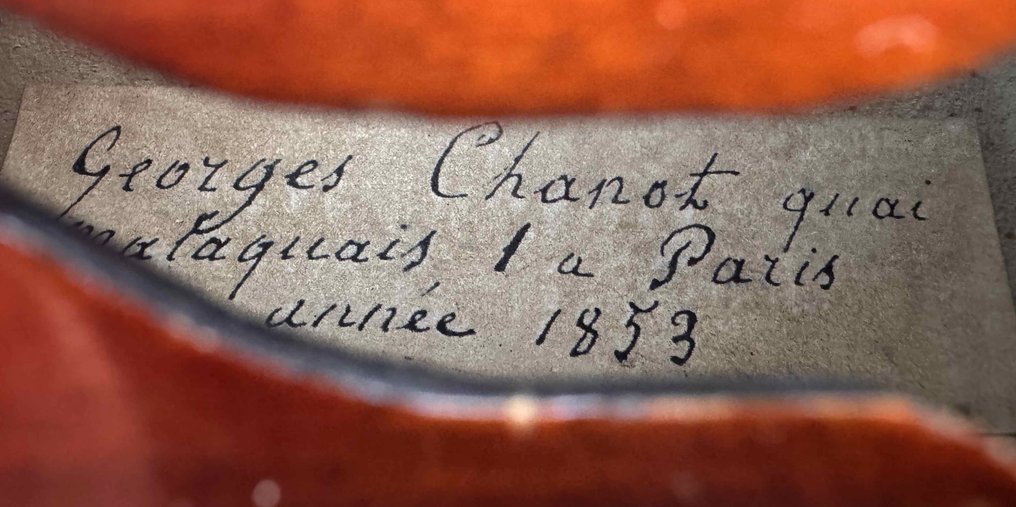Labelled Georges Chanot - 4/4 Gusetto copy - - Violine - Frankreich #2.1