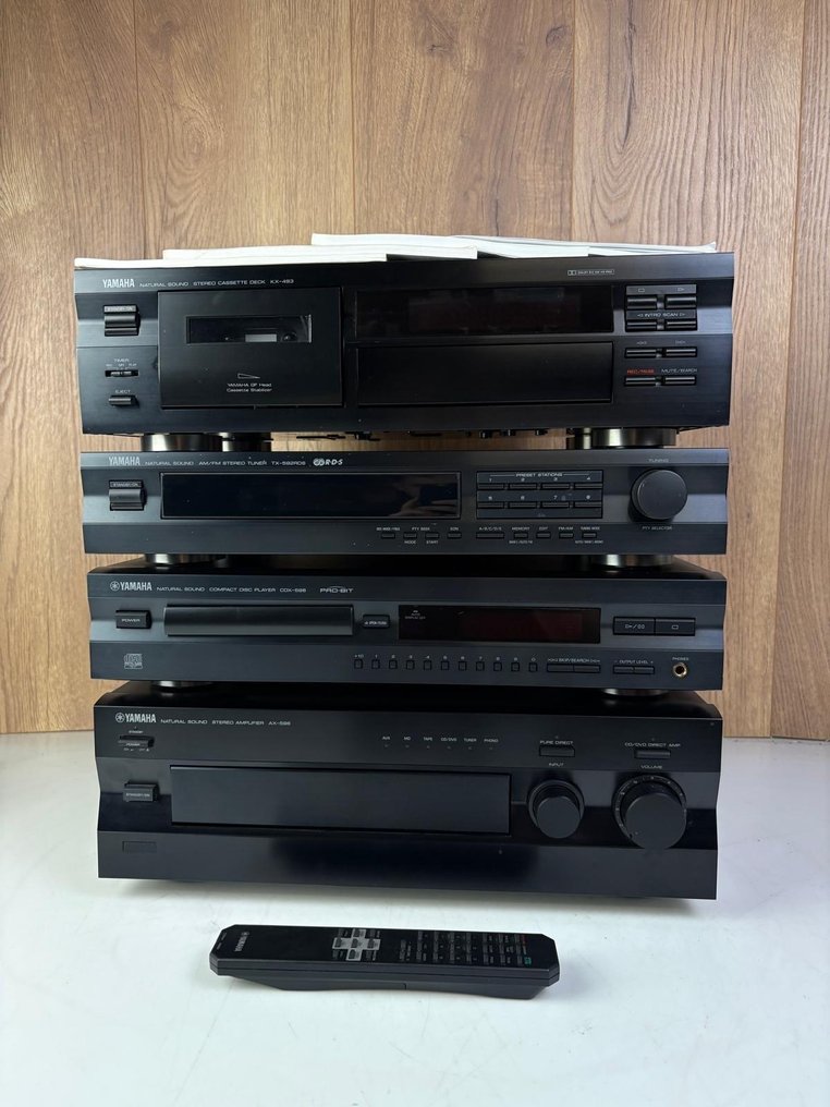 Yamaha - AX-596 Ενισχυτής + CDX-596 CD Player + KX-493 Κασετόφωνο + TX-592RDS Ραδιοφωνικός δέκτης Στερεοφωνικό σετ #3.2