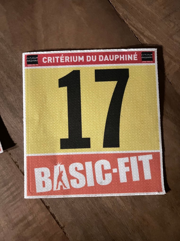 Team Visma | Lease a Bike - Critérium du Dauphiné - Matteo Jorgenson, Attila Valter - 2025 - Memorabilia de evento, Número de dorsal #2.1