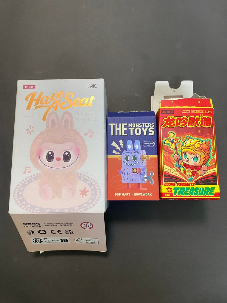 Pop Mart - Giocattolo LABUBU THE MONSTERS HAVE A SEAT -SISI甜絲絲 /LABUBU The Monsters toys/LOONG PRESENTS THE TREASURE - 2020+ - Cina #2.1