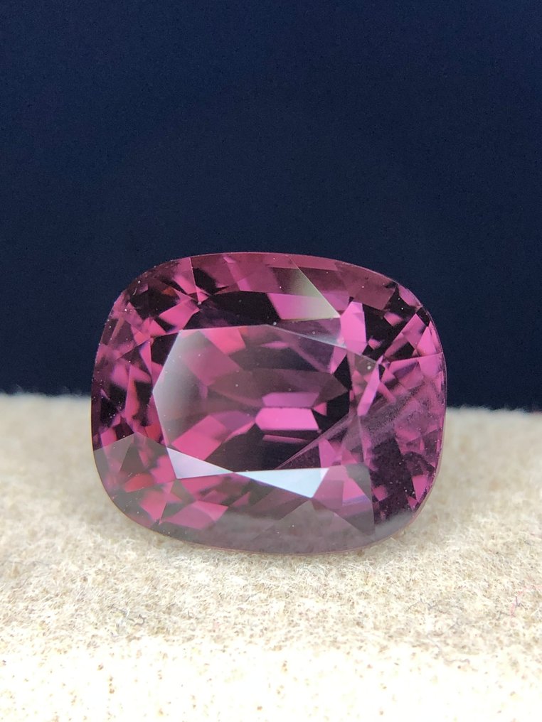 1 pcs  粉色, 紫色 尖晶石  - 6.43 ct - 國際有色寶石協會 (ICA GemLab) - 精彩之作 spinel#54 #2.1