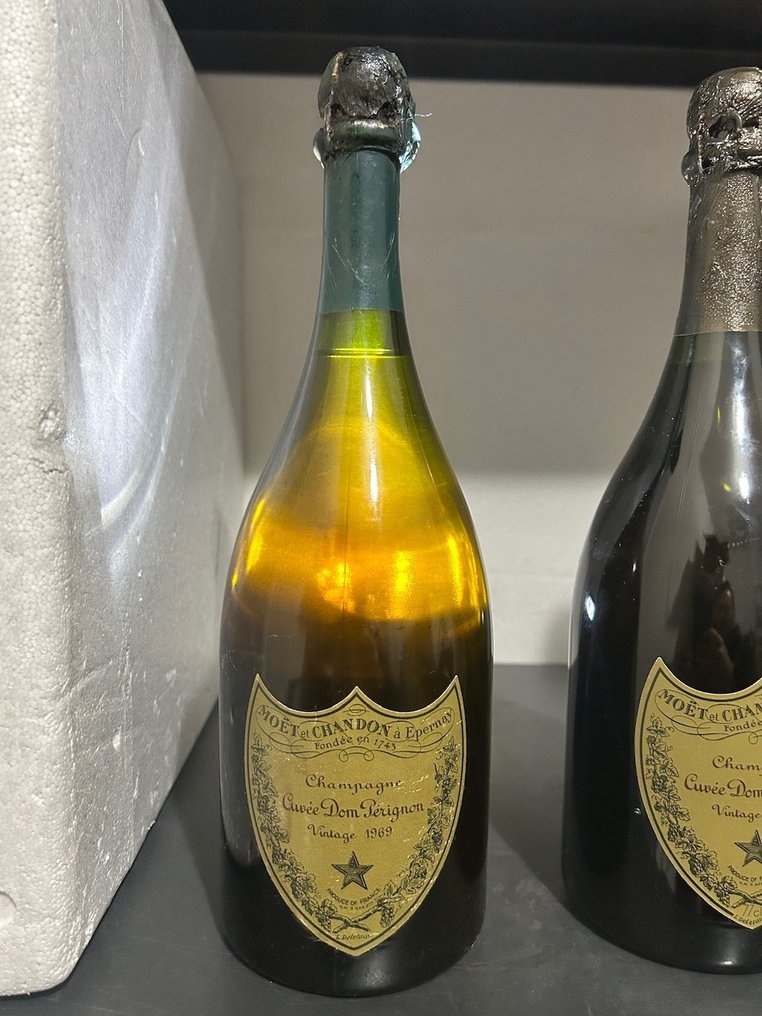 Moët & Chandon, 1969, 1970, 1971 Cuvée Dom Pérignon - Σαμπάνια Brut - 3 Bottles (0.75L) #1.0