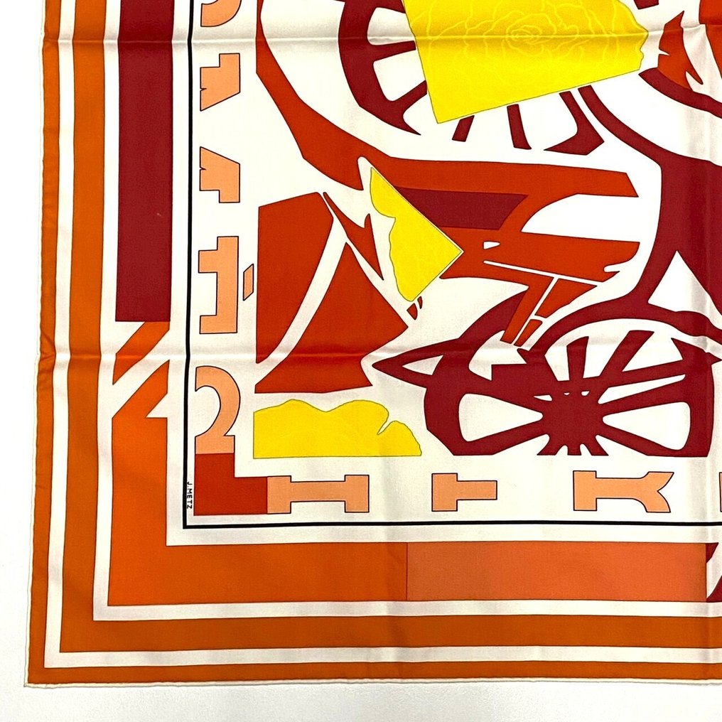 Hermès - CARRE 70 (PUZZLE) 100%COTTON - Scarf #3.2