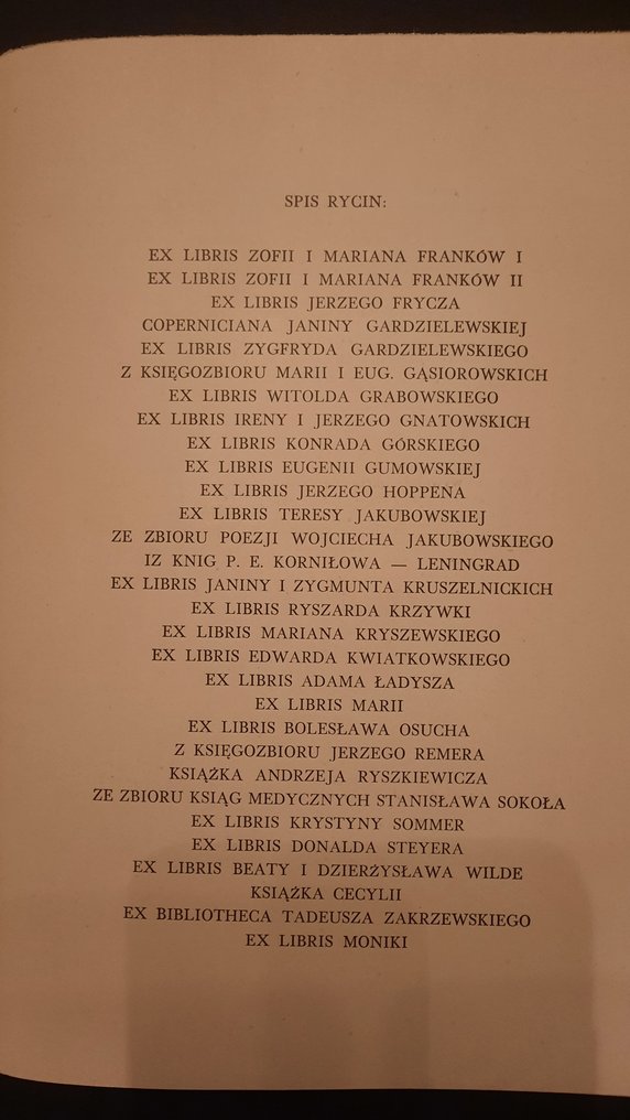 Wojciech Jakubowski - Trzydzieści exlibrisów rytowanych w miedzi [30 Ex-Libris Wojciech Jakubowski] - 1956 #4.3
