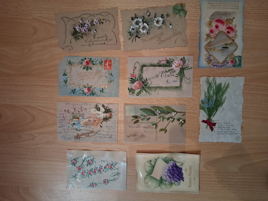 Mica cards and other materials (a beautiful, complete, and varied collection) - Postcard (24) - 1920-1930 #2.1