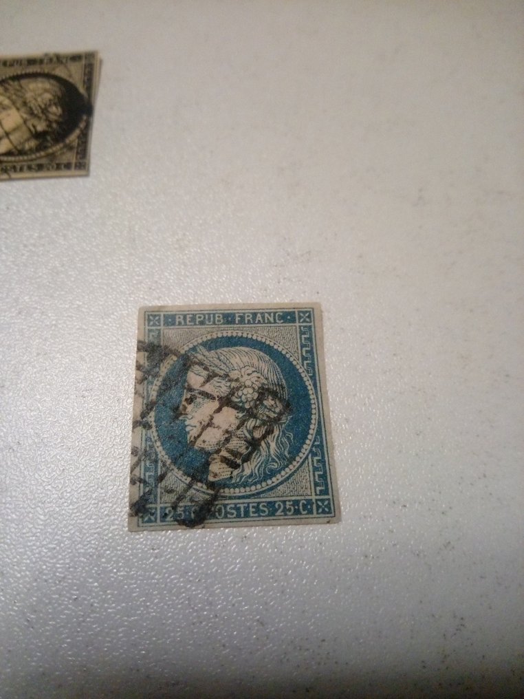 法国 1849/1850 - 法国Cérès邮票批次，编号1/2/3/4/5/6年，1849/1850年 - Yvert et Tellier 2025 #4.3