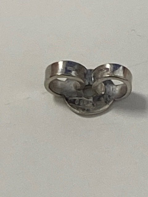 耳環 - 18 克拉 白金 鉆石 (天然)  - 花朵耳环 #3.2