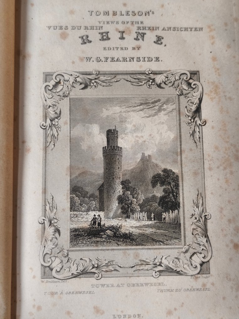 William Tombleson (1795 – c. 1846) - Tombleson's Views of the Rhine. Vues du Rhin. Rhein Ansichten - 1832 #4.3