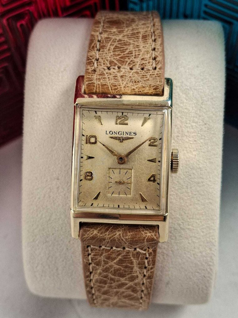 Longines Art Deco Tank – Ref. 35074 – Cal. 9LT – Original Patina Dial – 10K GF - Senza prezzo di riserva - Uomo - 1900-1949 #1.0