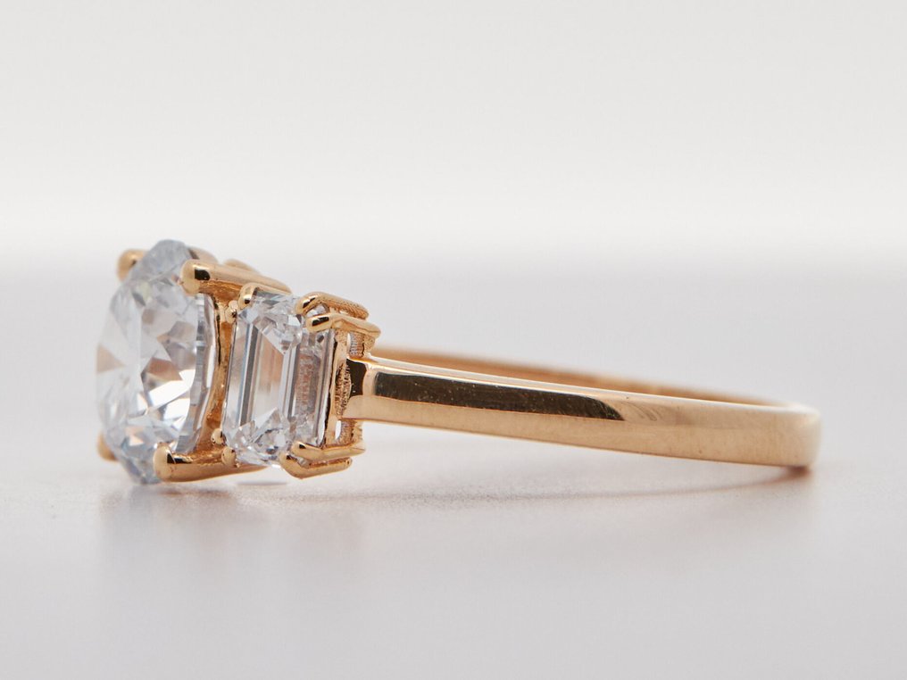 沒有保留價 - 戒指 - 14 克拉 黃金 - 2.47ct. tw. 鉆石 (實驗室培育) - 鉆石 #4.3