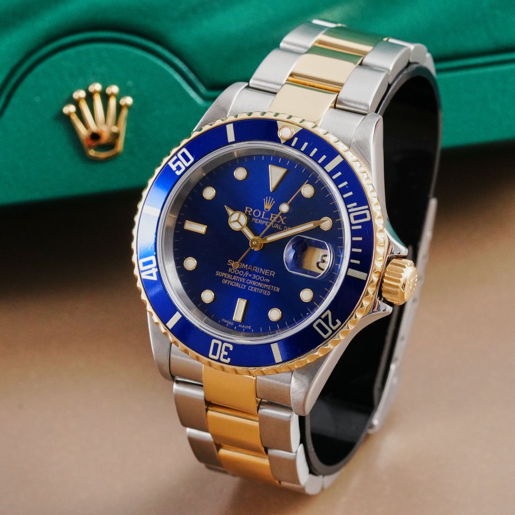 Rolex - Submariner Date Bluesy Two Tone - 16613 - 男士 - 2000-2010 #1.0