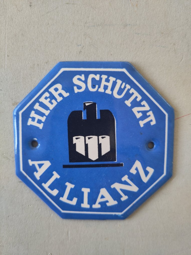 Allianz Versicherung - Enamel sign - Enamel #1.0