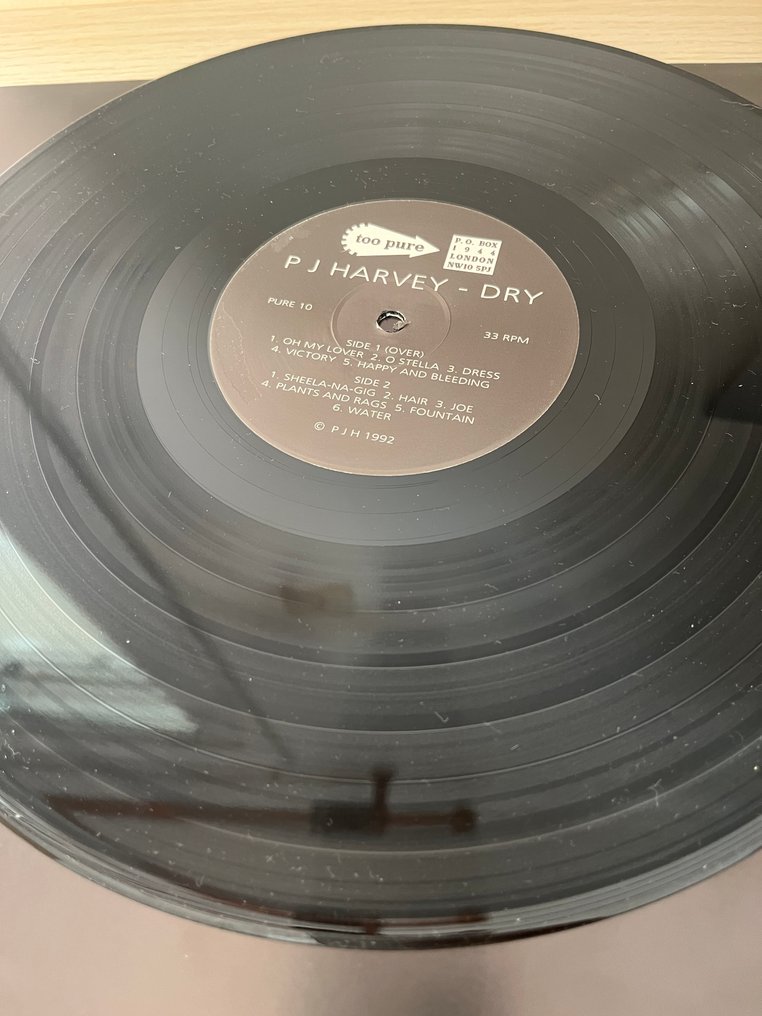PJ Harvey - Dry - UK first pressing - LP - 1st Pressing - 1992 #2.1