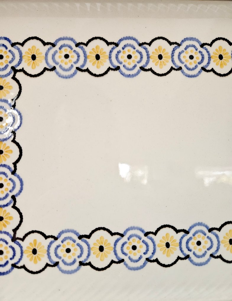 Tablett - Serveerblad - Präsentierblatt - Jugendstil / Art Nouveau - Porzellan #4.3