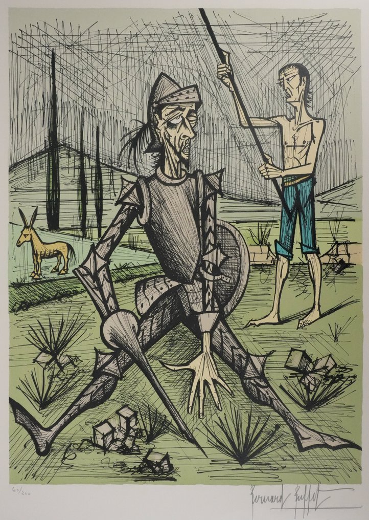 Bernard Buffet (1928-1999) - Don Quichotte #1.0
