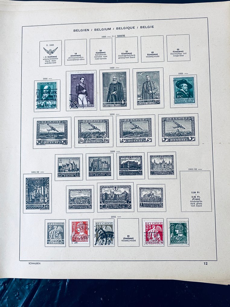 Lumea  - Colecție / Uitzoeker Lumea pe foi de album. #3.2