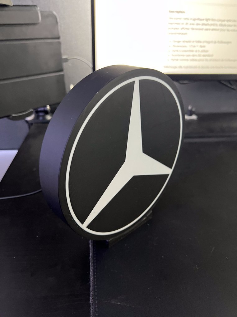 Mercedes-Benz - 燈 - 梅赛德斯灯标志 - ABS樹脂 #2.1