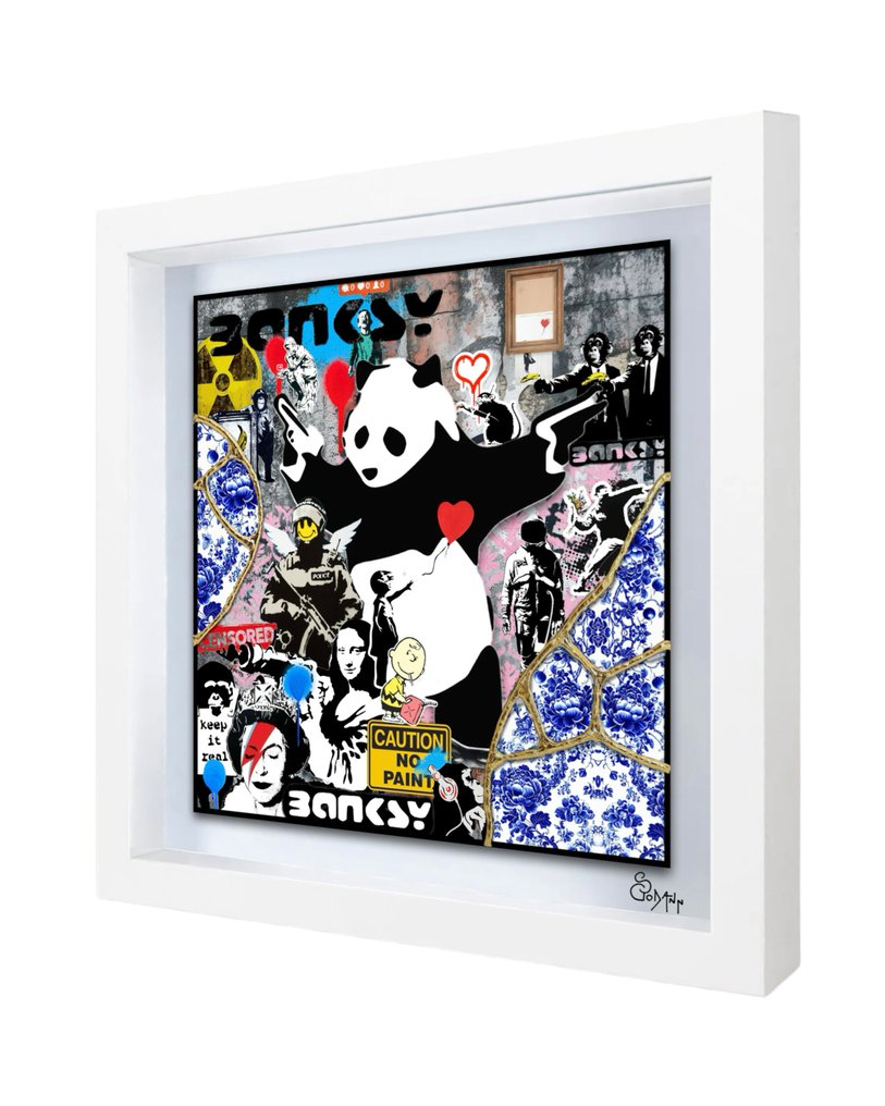 Stéphanie Godann - Banksy Porcelain Fusion #4.3