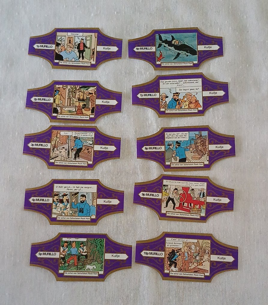 Kuifje-Tintin - 230 Large cigar bands #1.0