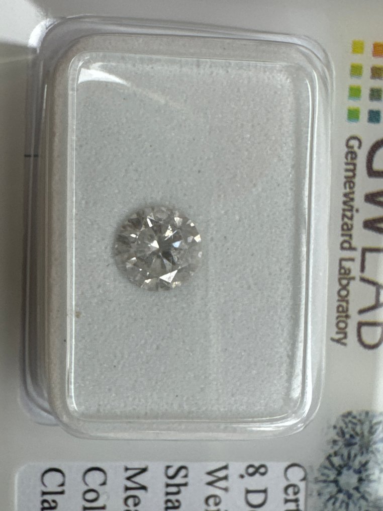 沒有保留價 - 1 pcs 鑽石  (天然)  - 0.55 ct - 圓形 - D (無色) - I1 - Gemewizard Gemological Laboratory (GWLab) #2.1