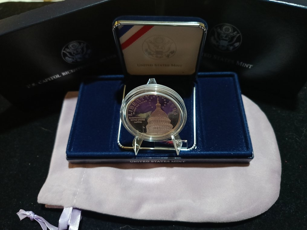 Verenigde Staten. 1 Dollar 1994 " US Capitol Bicentennial" 1 Coin Silver Proof  (Zonder minimumprijs) #2.1