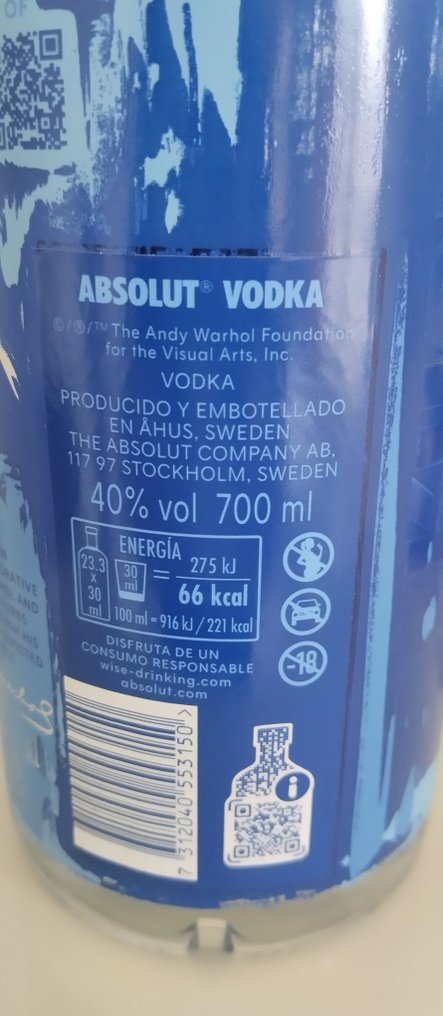 Absolut - Warhol & Mosaik limited edition - 700ml - 2 flasker #4.3