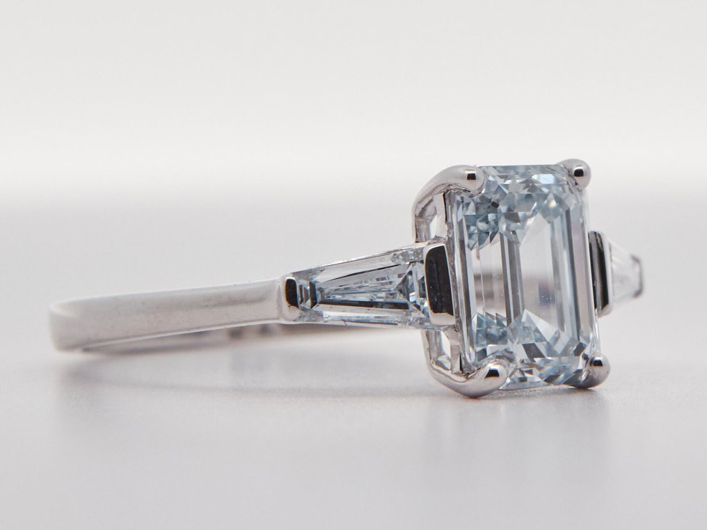 Nincs minimálár - Gyűrű - 14 kt. Fehér arany - 2.06ct. tw. Gyémánt (Laboratóriumban előállított) - Gyémánt #1.0