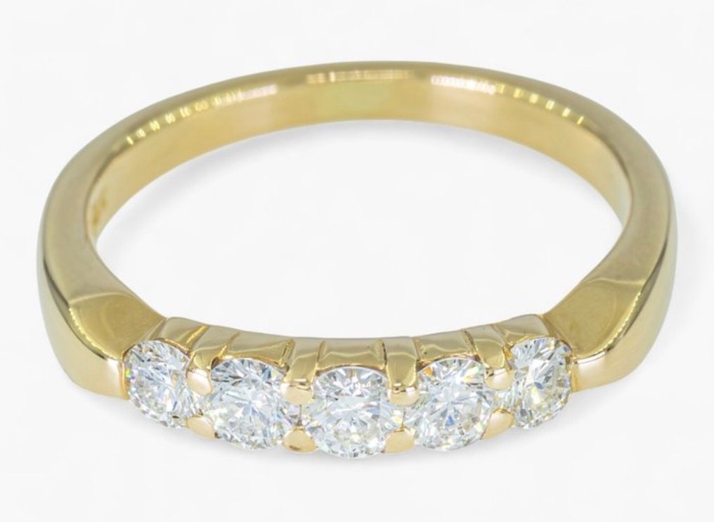 Gyűrű - 14 kt. Sárga arany - 0.50ct. tw. Gyémánt (Természetes) #3.2