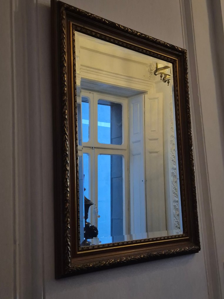 Barockstil-Wandspiegel – großer, reich verzierter Rahmen in Goldfassung - 镜子  - 玻璃 #3.2