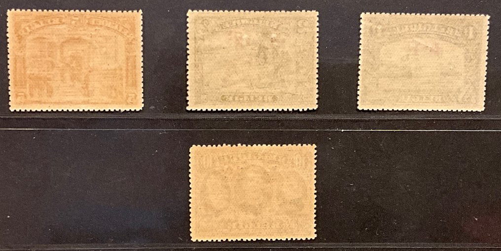 Belgio 1919 - Emissione Albert I e prospettive - Croce Rossa - Serie completa - POSTFRIS con centrature scelte - OBP 150/163 - Met Certificaat #1.0