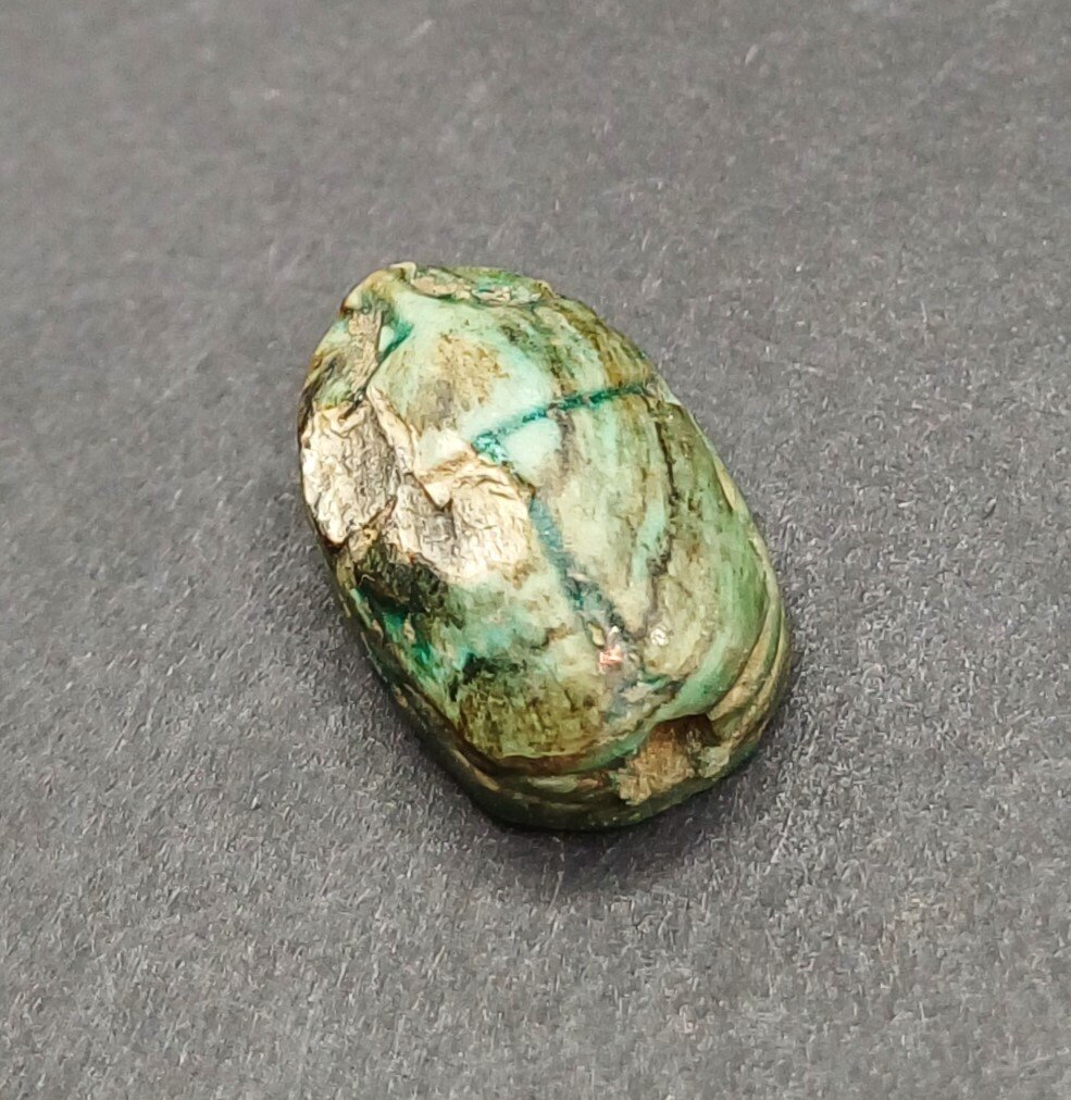 Αρχαία Αιγυπτιακή Faience Σκαραβαίος - 17 mm  (χωρίς τιμή ασφαλείας) #3.2