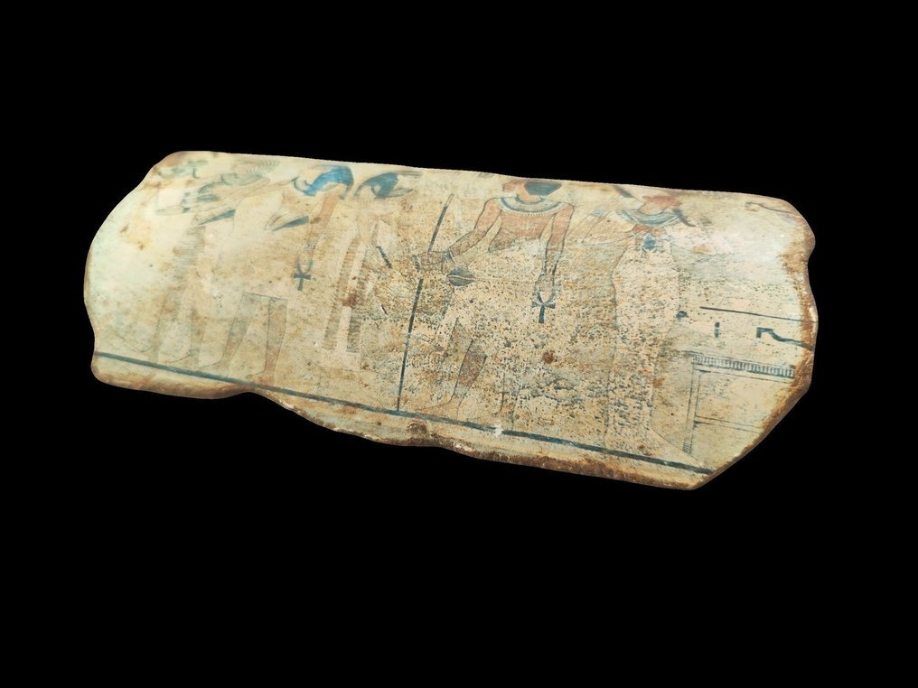 Antico Egitto Sarcophagus fragment  (Senza prezzo di riserva) #1.0