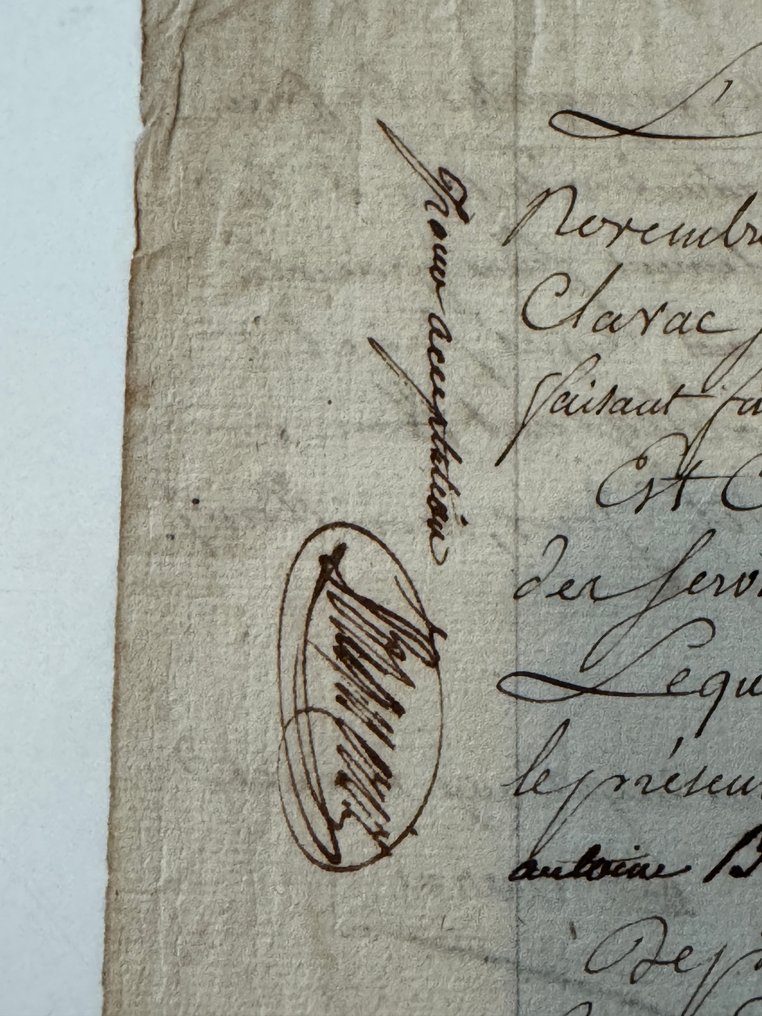 Document - Louis-Antoine Clarac (Inspecteur aux Revues de la Garde Impériale) - Document manuscrit - 1810 #2.1