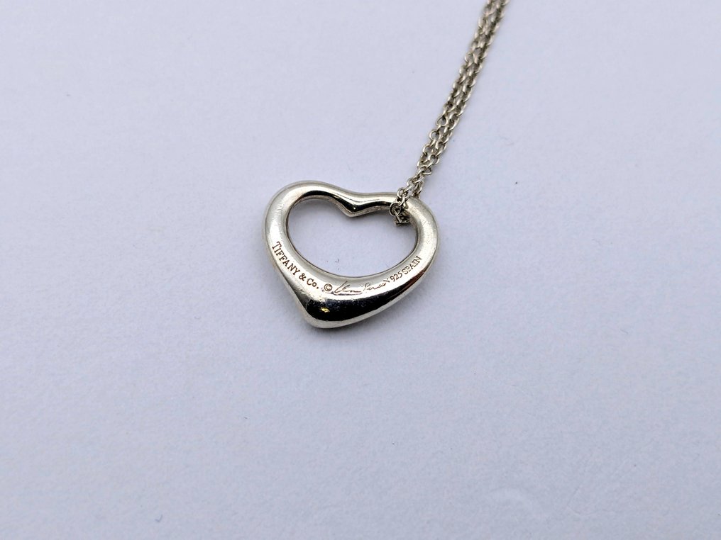 Senza prezzo di riserva - Tiffany & Co. - Collana Argento - Collana con cuore aperto #1.0