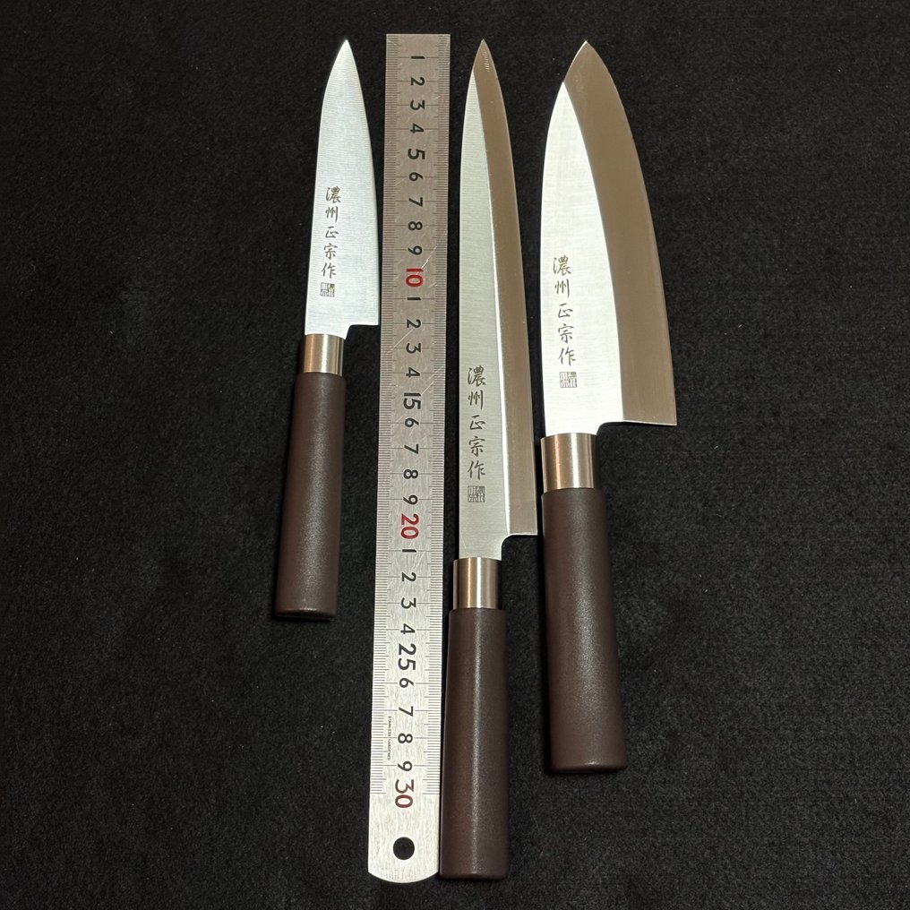Noshu Masamune 濃州正宗 - Coltello da cucina - Sashimi, Deba e coltello da spelare -  Coltello da cucina giapponese - Acciaio (inossidabile) - Giappone #2.1