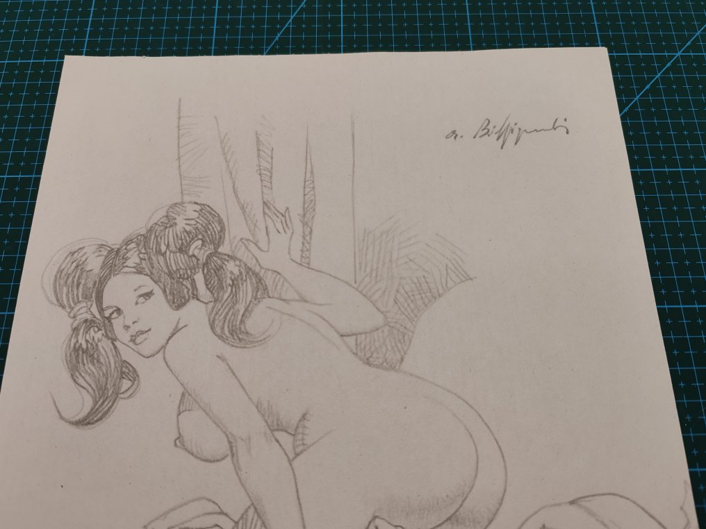 Alessandro Biffignandi - 1 Original preliminary drawing - Biancaneve n.4 - Linguaccia Malefica (1974) #1.0