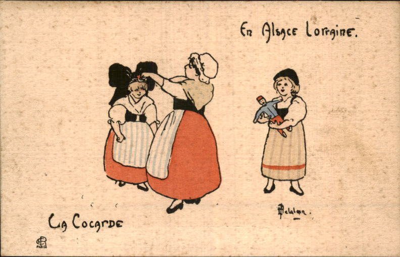 幻想, 家庭 - 家庭 - 母亲 - 孩子 - 明信片 (132) - 1900-1950 #4.3