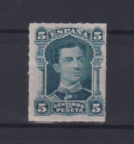 西班牙 1877 - Alfonso XII-未被采纳的标记 #1.0