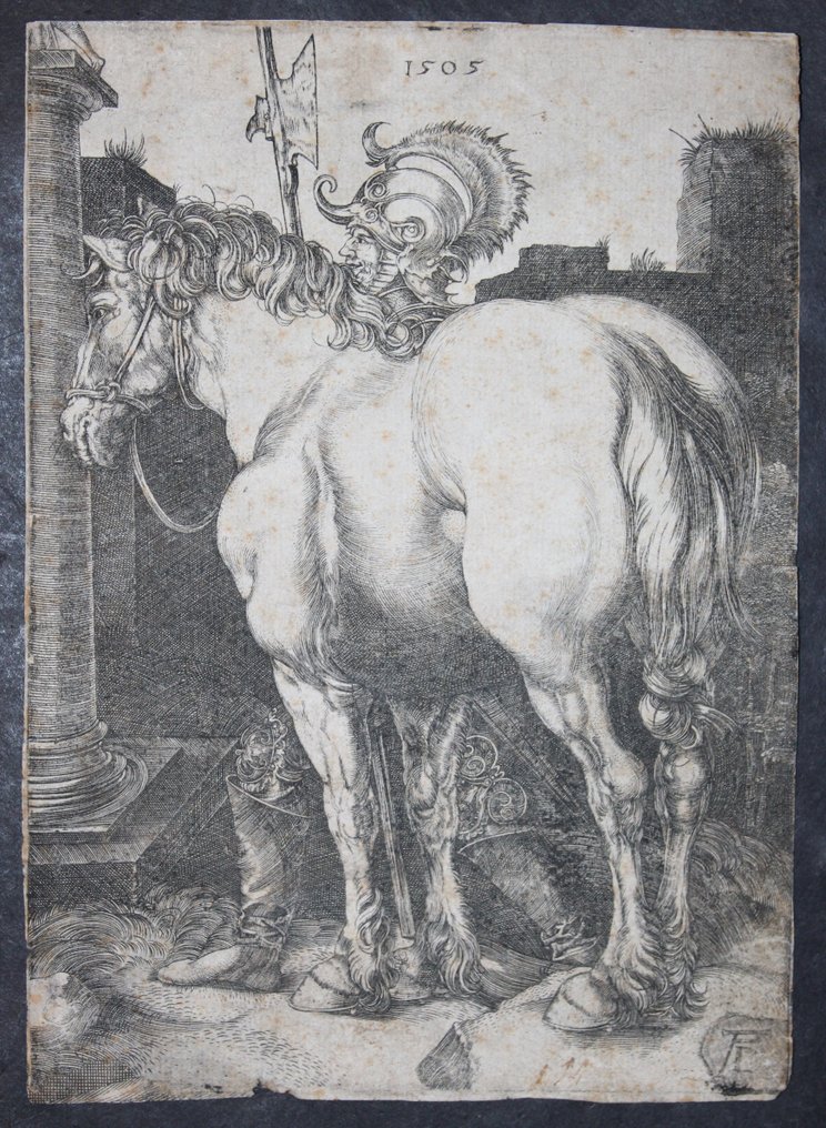 Albrecht Dürer - Das grosse Pferd, Kupferstich - 1505 #2.1