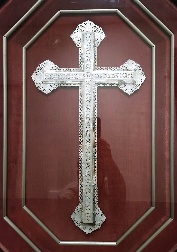 Relicvariu - Sidef - secolul al XIX-lea - Pilgrim Cross #1.0