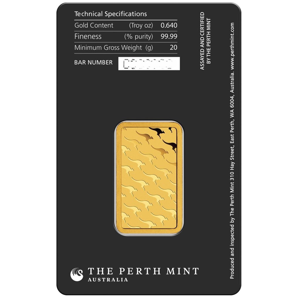 20 grams - Χρυσός .999 - The Perth Mint - Sealed & with certificate #1.0
