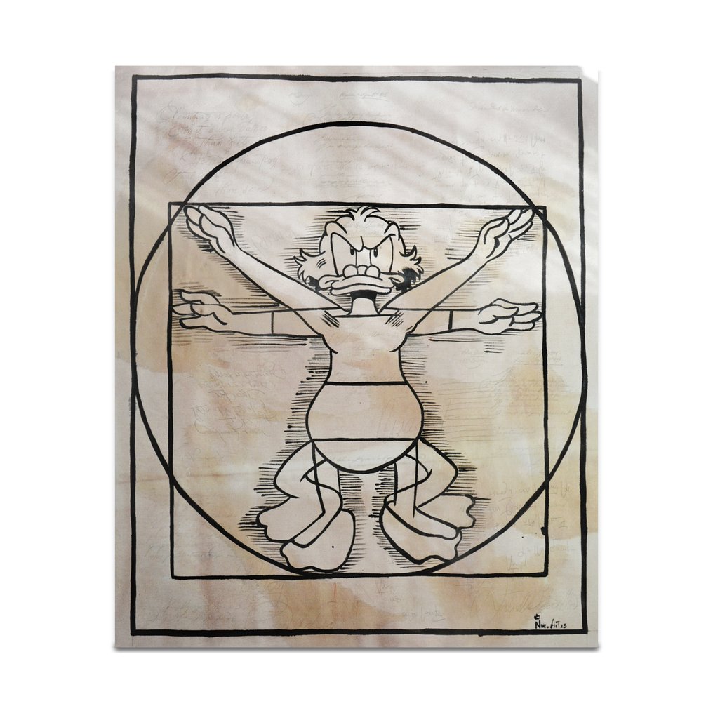 NUE Antonella Castrovillari - Vitruvian Scrooge - Disney Pop Art #2.1