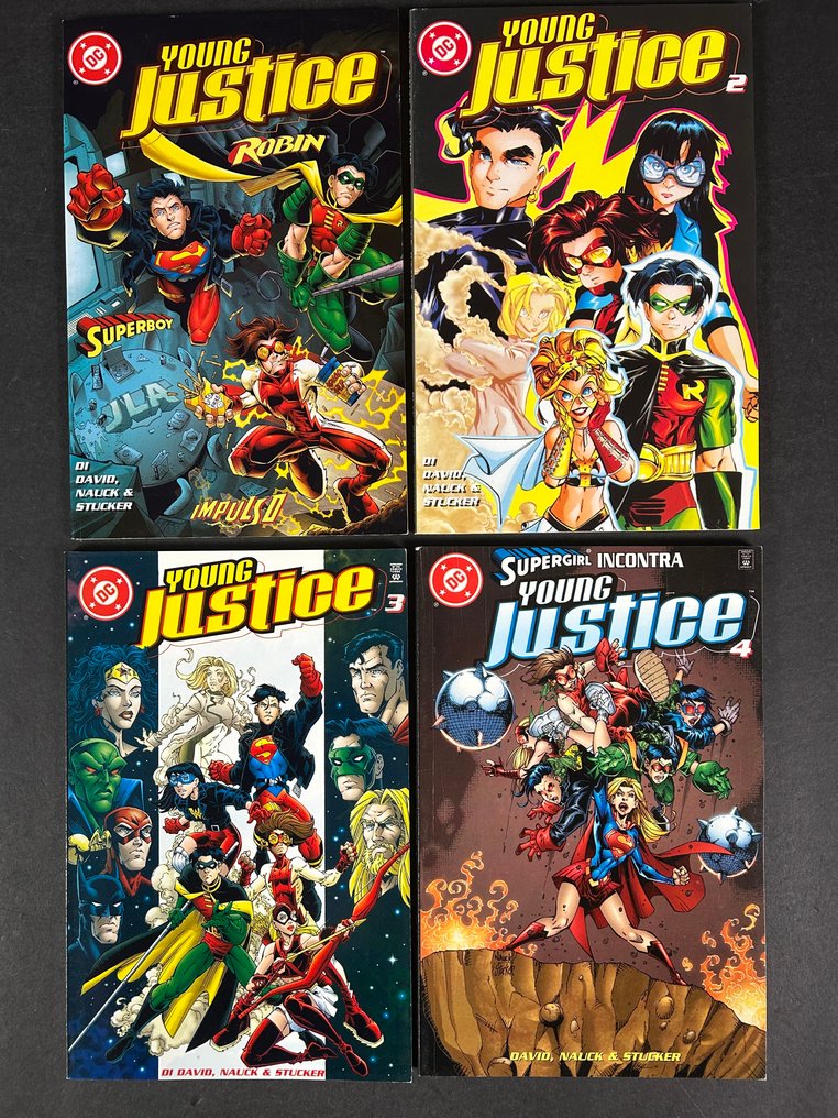 Young Justice nn 1/7 cpl - 7 Album - Första upplagan - 1999 #1.0