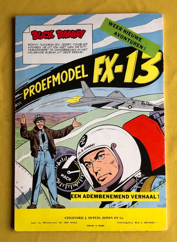 Buck Danny 23 - Vlucht naar de verloren vallei - 1 Album - First edition - 1960 #3.2