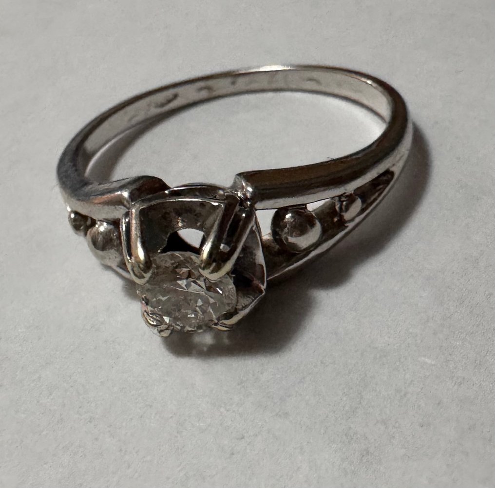 Δαχτυλίδι αρραβώνων - 18 καράτια Λευκός χρυσός - 0.25ct. tw. Διαμάντι (Φυσικό) - Λευκός χρυσός 750 VS 0,25 #4.3