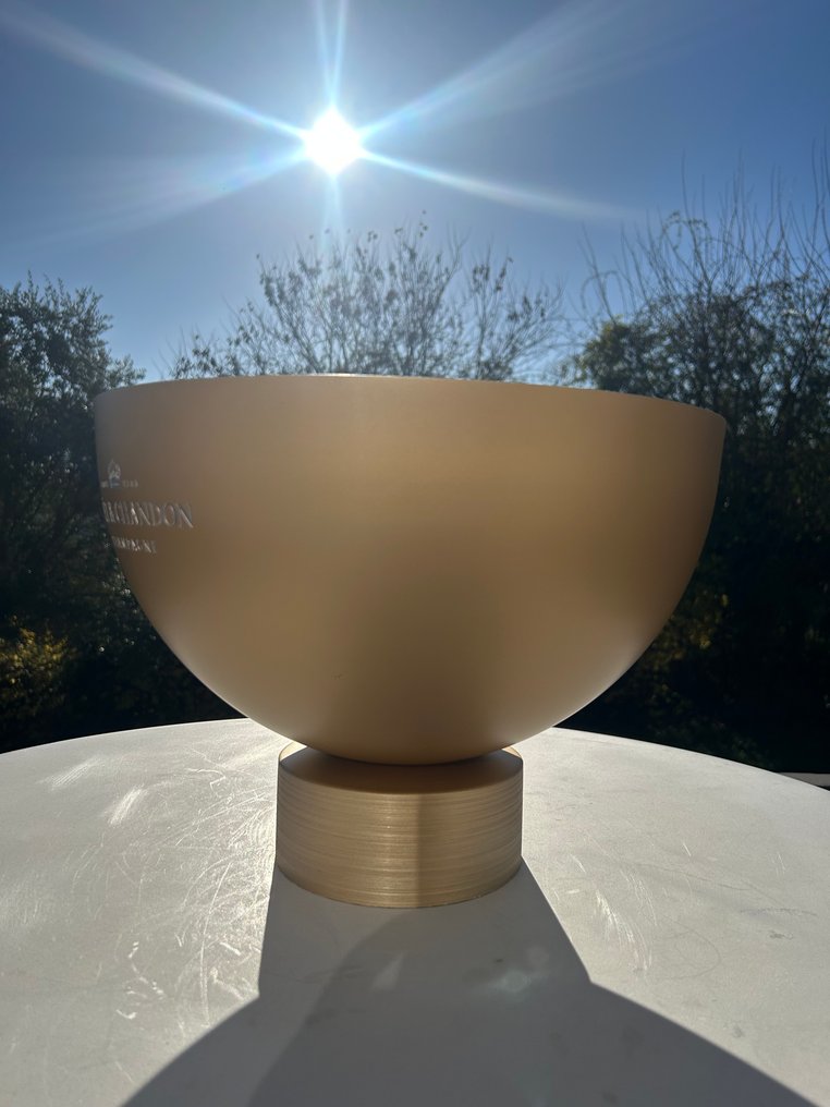 香槟冷却桶 -  莫埃特 & 香登伟大泡泡盛典 XL由安茹银器厂限量版新批次 - 拉丝金属 #3.2