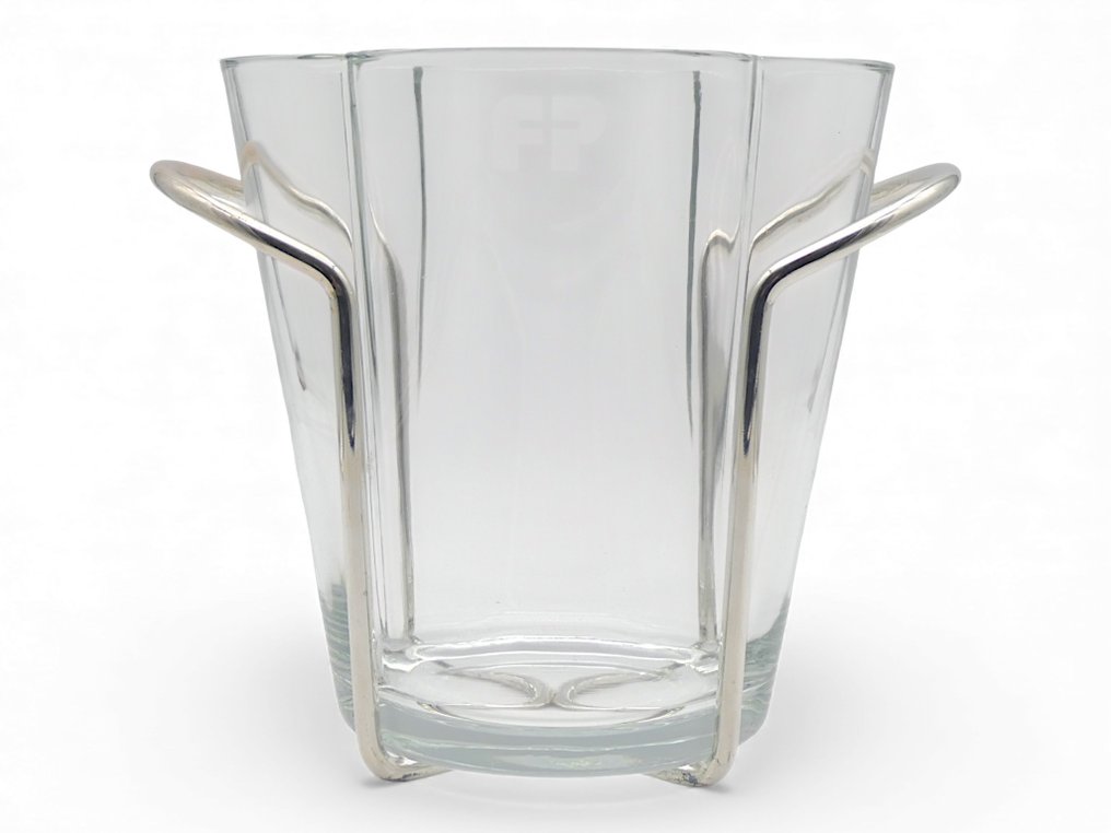 Seau à Glace di Design Firmato "FP" - Samppanjan jäähdytin -  Inspiroidut 'Linea' Schiavon - HARVINAISTA, LOPPUUN MYYTY - 1960-luku - Lasi - Eleganssi ja perinne #2.1