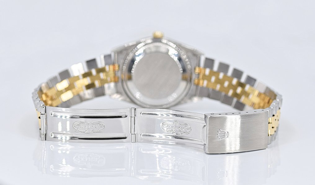 Rolex - Oyster Perpetual Date - Golden sunburst dial - Nincs minimálár - 15223 - Férfi - 1990-1999 #4.3