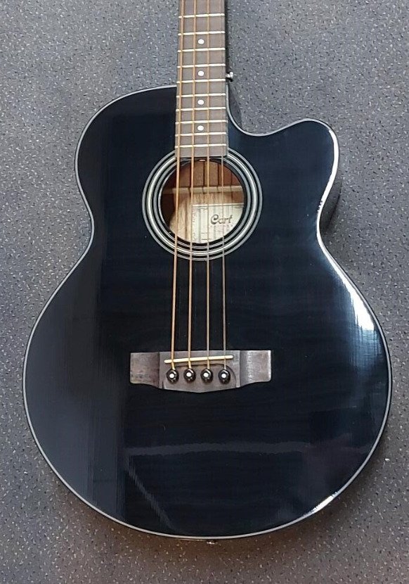 Cort - SJB5F-BKG2 - - 4-string acoustic bass guitar #1.0